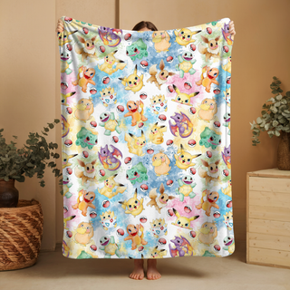 PLUSH BLANKET- POK-EMON