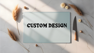 GLASS CUTTING BOARD SUBLIMATION PRINT- CUSTOM DESIGN