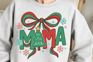 COQUETTE PREPPY MAMA BOW - DTF TRANSFER