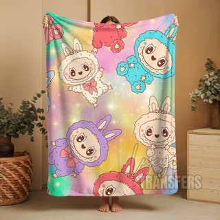 LABUBU PLUSH BLANKET 60" x 80"