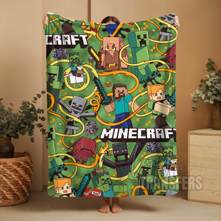 MINECRAFT PLUSH BLANKET 60" x 80"
