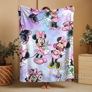 MINNIE PLUSH BLANKET 60" x 80"