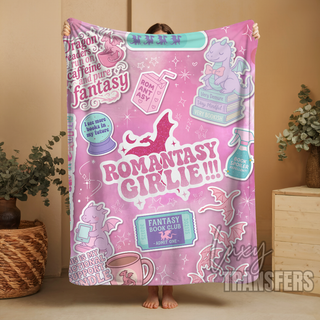 PLUSH BLANKET- ROMANTASY GIRLIE