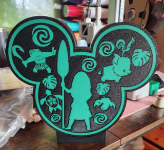 PRINCESSES -3D PRINTED LIGHTBOX