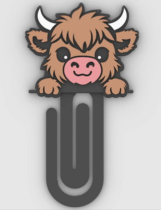 HIGHLAND COW - JUMBO PAPER CLIP