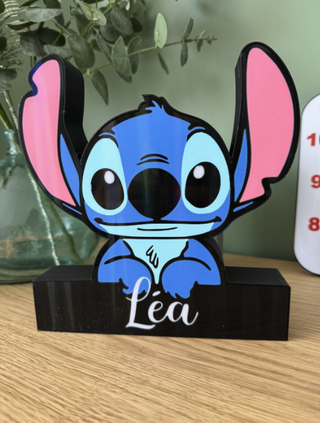 STITCH * CUSTOM NAME -3D PRINTED LIGHTBOX