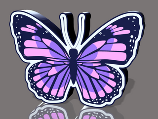 BUTTERFLY -3D PRINTED LIGHTBOX