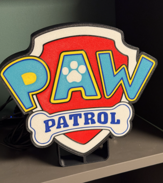 PAW PATROL -3D PRINTED LIGHTBOX