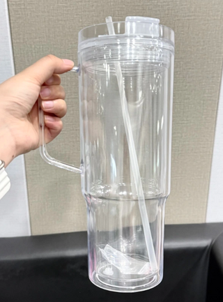 40oz ACRYLIC SNOW GLOBE TUMBLER