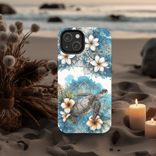 WATERCOLOUR TURTLES - SUBLIMATON PHONE CASE PRINT