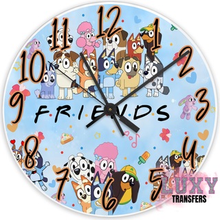 Lux Label & Co. ANIMAL FRIENDS - 20CM- 30CM CLOCK TRANSFER