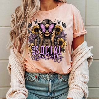 Lux Label & Co. ANTI SOCIAL BUTTERFLY - DTF PRINT