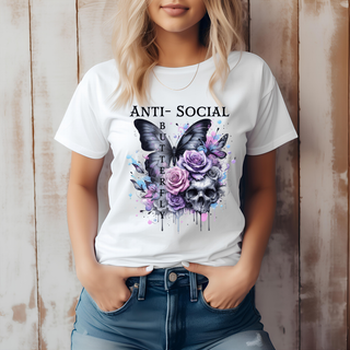 Lux Label & Co. ANTI SOCIAL BUTTERFLY - DTF PRINT