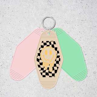 Lux Label & Co. AWKWARD SMILE -INSTOCK KEYCHAIN UV DECAL