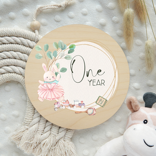 Lux Label & Co. ONE YEAR BABY MILESTONE PRINTS