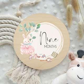 Lux Label & Co. NINE MONTHS BABY MILESTONE PRINTS