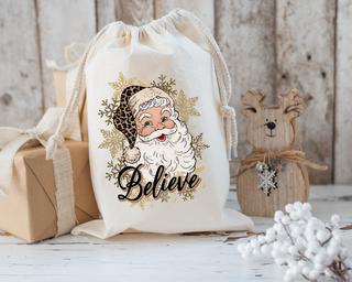 Lux Label & Co. Believe - Santa Sack Size