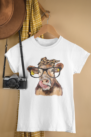 Lux Label & Co. Cow With Glasses