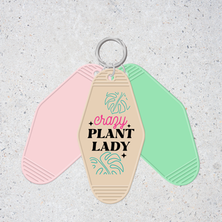 Lux Label & Co. CRAZY PLANT LADY -INSTOCK KEYCHAIN UV DECAL