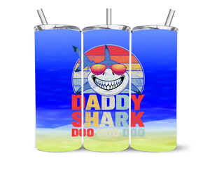 Lux Label & Co. DADDY SHARK DOO DOO DOO - 20 Oz SUBLIMATION PRINT