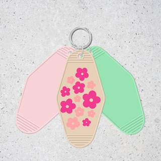 Lux Label & Co. FLOWERS -INSTOCK KEYCHAIN UV DECAL