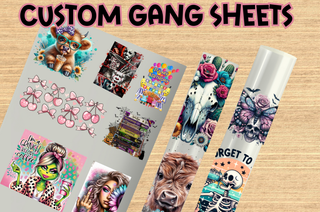 Lux Label & Co. Gang Sheet CUSTOM SUBLIMATION GANG SHEETS