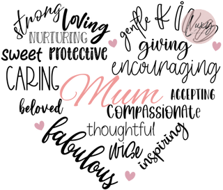 Lux Label & Co. Mum In a Heart