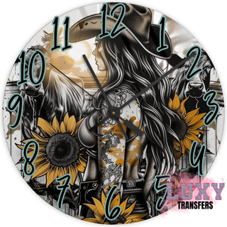 Lux Label & Co. OUTBACK -30CM CLOCK TRANSFER