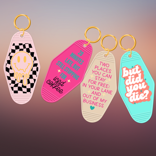 Lux Label & Co. RETRO KEYCHAIN -INSTOCK