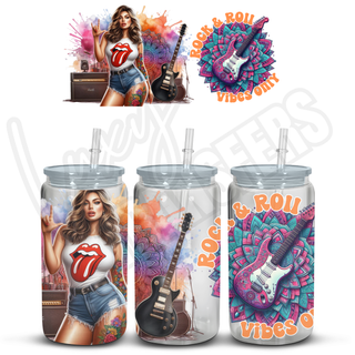 Lux Label & Co. ROCK N ROLL VIBES ONLY - 16OZ UV DTF