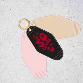 Lux Label & Co. SO LOVED -INSTOCK KEYCHAIN UV DECAL