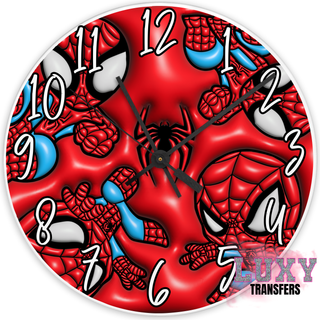 Lux Label & Co. SPIDERMAN - 20CM- 30CM CLOCK TRANSFER