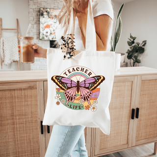 Lux Label & Co. TEACHER LIFE- TOTE & DTF BUNDLE