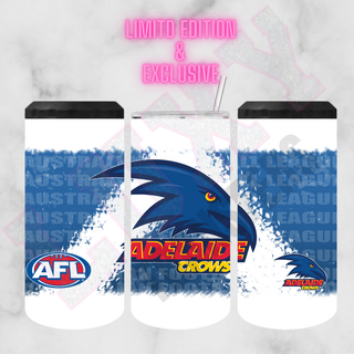 Lux Label & Co. Uv DTF Print Wraps AFL ADELAIDE CROWS - INSTOCK 16 OZ UV DTF WRAP