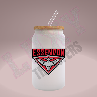 Lux Label & Co. Uv DTF Print Wraps AFL ESSENDON- INSTOCK Single Decal UV DTF