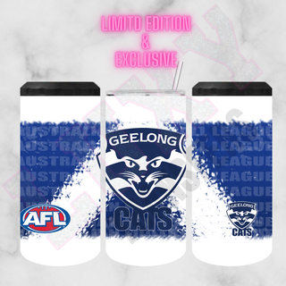 Lux Label & Co. Uv DTF Print Wraps AFL GEELONG CATS - INSTOCK 16 OZ UV DTF WRAP