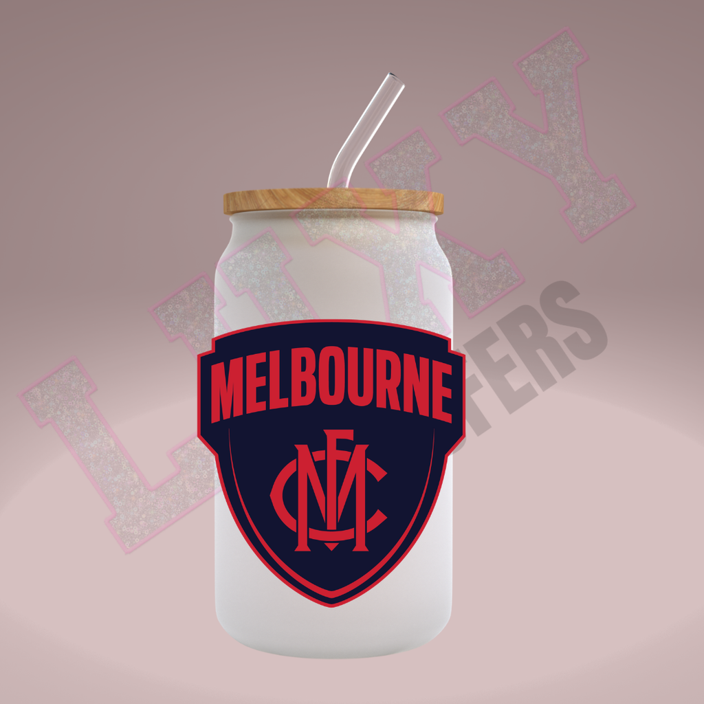 AFL MELBOURNE - INSTOCK Single Decal UV DTF – Lux Label & Co.