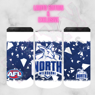 Lux Label & Co. Uv DTF Print Wraps AFL NORTH MELBOURNE - INSTOCK 16 OZ UV DTF WRAP