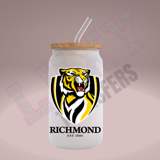 Lux Label & Co. Uv DTF Print Wraps AFL RICHMOND - INSTOCK Single Decal UV DTF