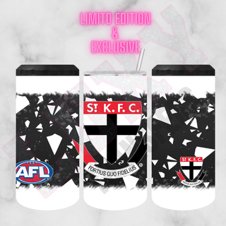 Lux Label & Co. Uv DTF Print Wraps AFL ST KILDA  - INSTOCK 16 OZ UV DTF WRAP