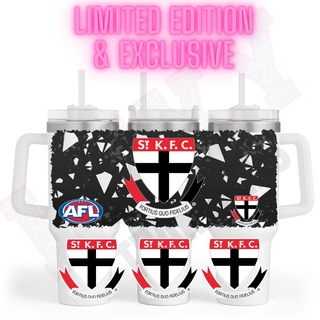 Lux Label & Co. Uv DTF Print Wraps AFL ST KILDA - INSTOCK 40 OZ UV DTF WRAP