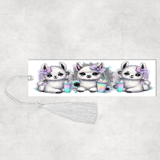 Lux Label & Co. Uv DTF Print Wraps BABY LHAMAS  - INSTOCK BOOKMARK UV DTF