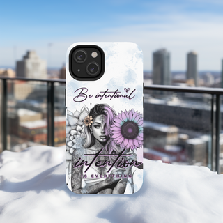 Lux Label & Co. Uv DTF Print Wraps BE INTENTIONAL- PHONE CASE SUBLIMATION PRINT