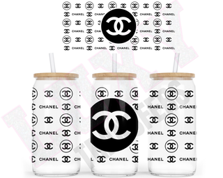 Lux Label & Co. Uv DTF Print Wraps CHANEL - INSTOCK 16 OZ UV DTF WRAP