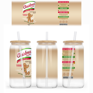 Lux Label & Co. Uv DTF Print Wraps CHRISTMAS BE GONE- INSTOCK 16 OZ UV DTF WRAP