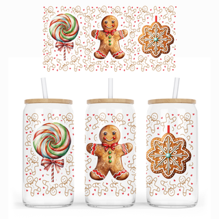 Lux Label & Co. Uv DTF Print Wraps CHRISTMAS TREATS- INSTOCK 16 OZ UV DTF WRAP