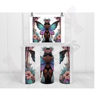 Lux Label & Co. Uv DTF Print Wraps FAIRY IN THE WOODS - INSTOCK 20 OZ SUBLIMATION PRINT