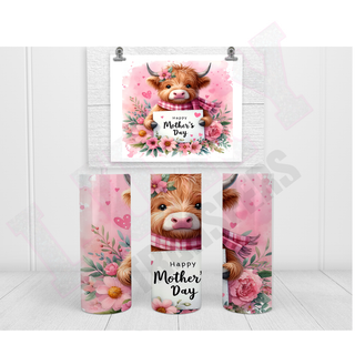 Lux Label & Co. Uv DTF Print Wraps HAPPY MOTHERS DAY- INSTOCK 20 OZ SUBLIMATION PRINT