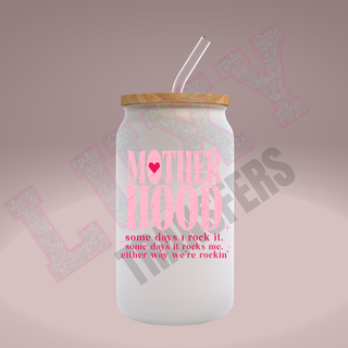 Lux Label & Co. Uv DTF Print Wraps MOTHERHOOD SOME DAYS I ROCK- INSTOCK Single Decal UV DTF