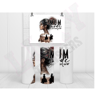 Lux Label & Co. Uv DTF Print Wraps MUM MODE ALL DAY EVERYDAY  - INSTOCK 20 OZ SUBLIMATION PRINT